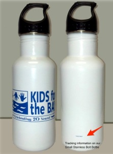 Tracking for water bottles for kids