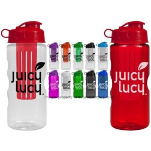 USA-Made Bottles Flipper Water Bottle with Fruit Infuser