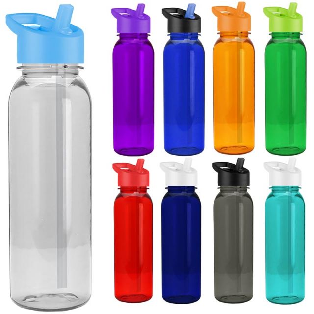 Traditional Water Bottle with Straw | Tritan Water Bottle