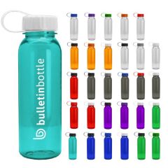 Traditional Water Bottle with Tethered Lid Traditional Water Bottle with Tethered Lid