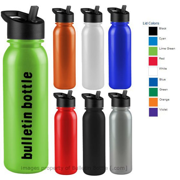 Flip Straw Sports Bottle Tritan Water Bottles Bulletin Bottle